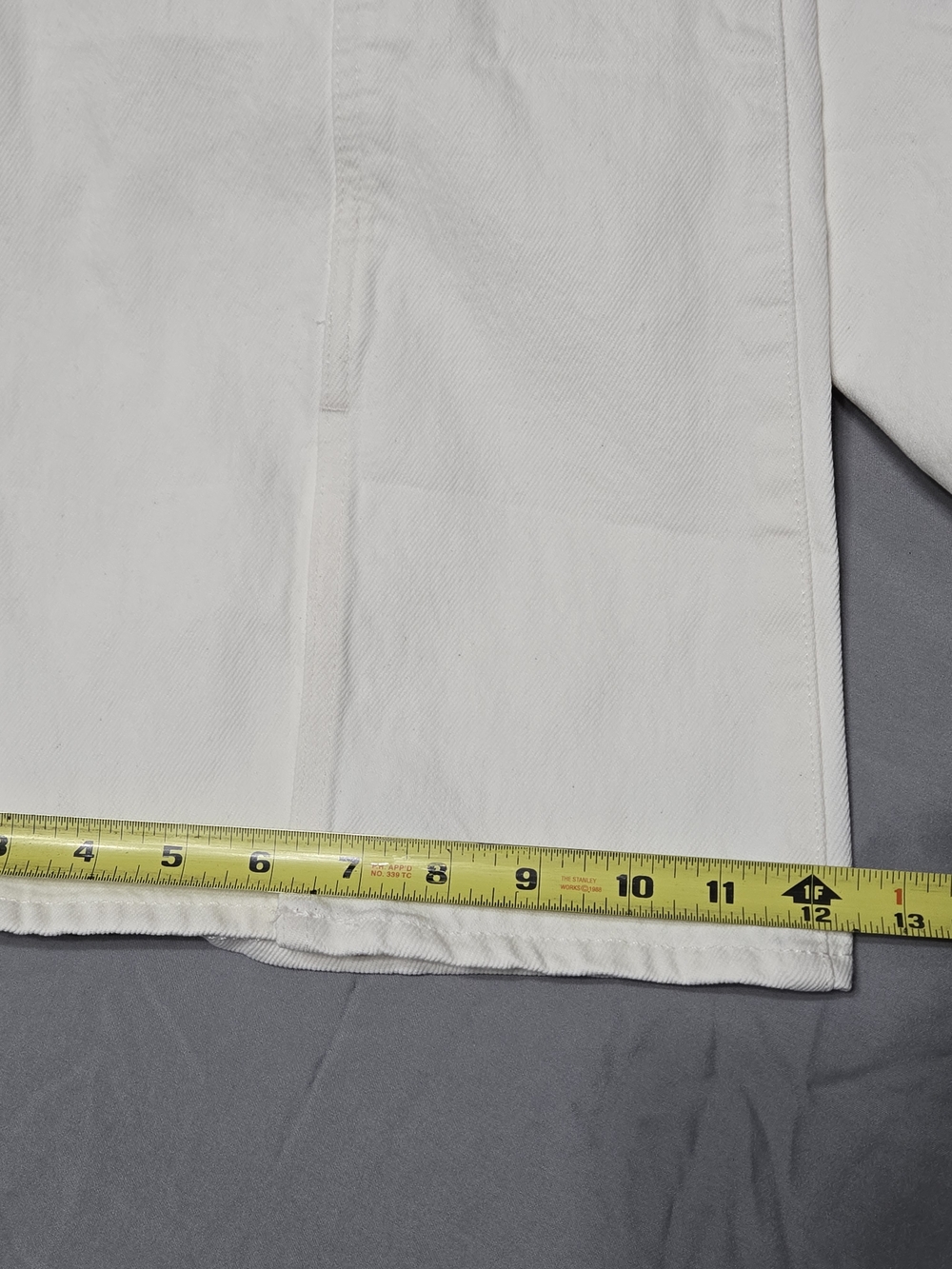 Madewell Sz 30 High-Rise Baggy Flare Cream Jeans - Picture 8 of 9